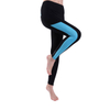 Pantalones de yoga de compresión para mujer Leggings de entrenamiento de estiramiento eléctrico Control de barriga de cintura alta
