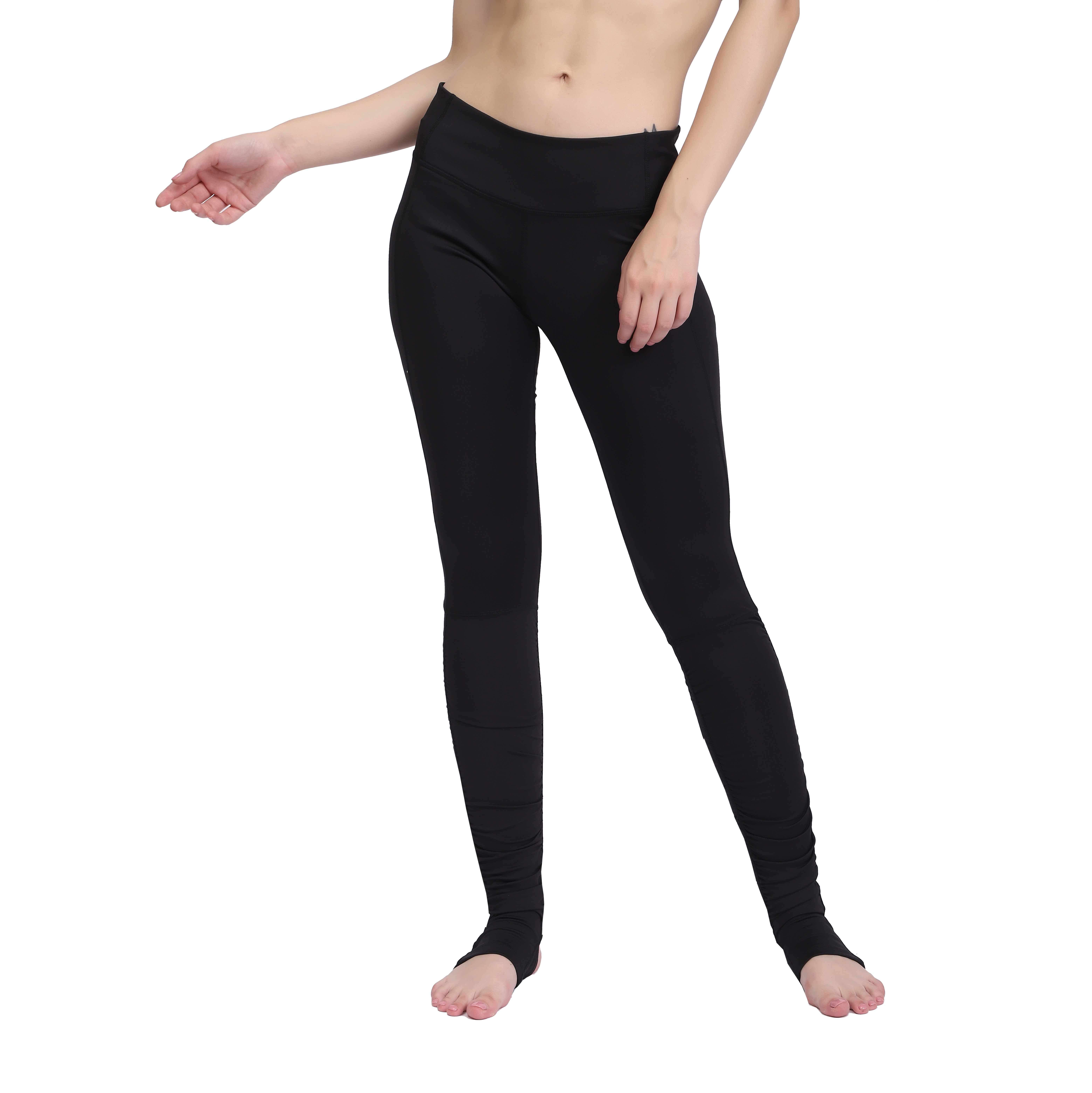 Pantalones largos de Yoga para mujer, mallas deportivas con refuerzo en la entrepierna, mallas para correr, pantalones elásticos de cintura alta para Fitness