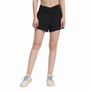 Pantalones cortos de entrenamiento para correr de cintura alta para deportes atléticos de secado rápido para mujer